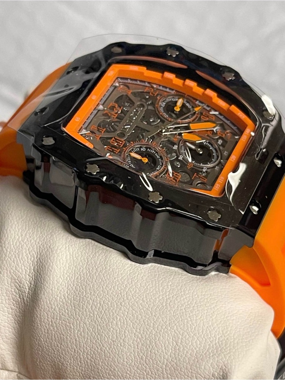 Invicta Racing Valxor Unisex Watch - 40mm, Orange & Black (69772) new - Picture 4 of 10